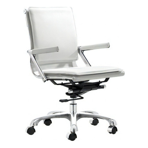 Silla De Oficina Modelo Lider Plus - Blanca Color Blanco Color De La Estructura De La Silla Blanco Color Del Asiento Blanco Diseño De La Tela Liso