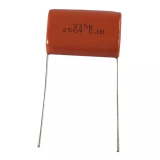 50 Capacitor Poliester Metalizados 3m3 X 250v 3,3uf X 250v