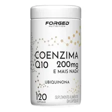 Coenzima Q10 200mg Pura 120 Cápsulas - Forged Nutrition Sabor Sem Sabor