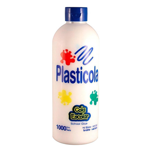 Adhesivo Plasticola 1000gr Color Blanco