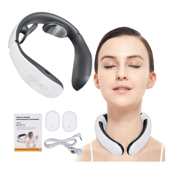 Electro Estimulador De Cuello Cervical Digital 2 Electrodos