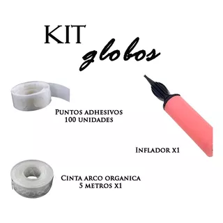 Kit Set Combo Deco Armado De Arco Para Globos Pack