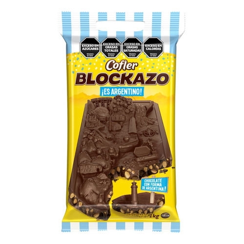 Chocolate Cofler Block x 1 kilo. BLOCKAZO