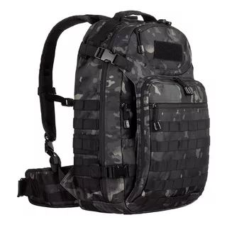 Mochila Invictus Mission Tática Militar Multicam Black Cor Warskin Black