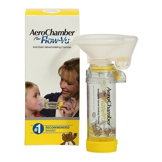 Aerochamber Plus Aerocamara Flow Vu Mediana 1-5 Años