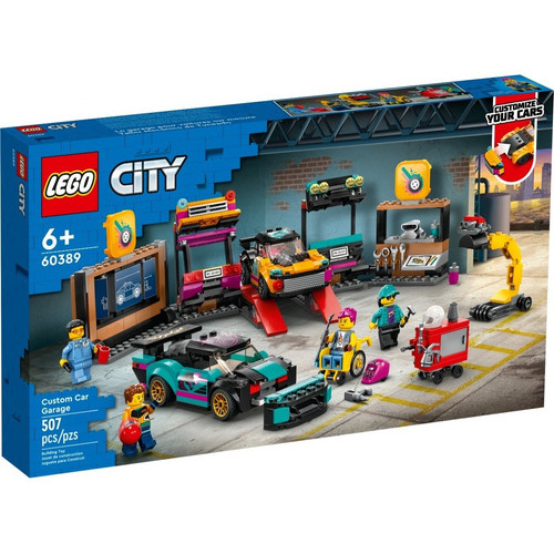 Lego® City - Taller Mecánico De Tuning (60389) Cantidad De Piezas 507