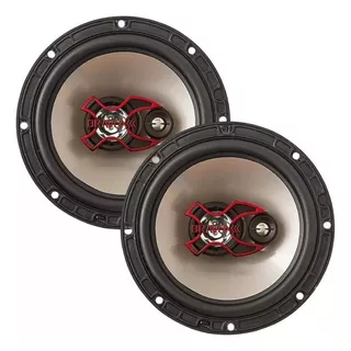 Par Alto Falante Bravox B3x60x Triaxial 6 Polegadas 100w