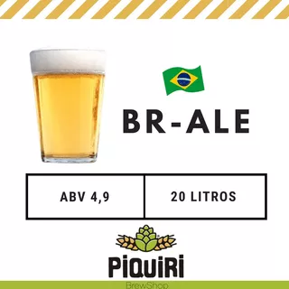 Kit Receitas Cerveja Artesanal 20l Br Ale (brazilian Ale)