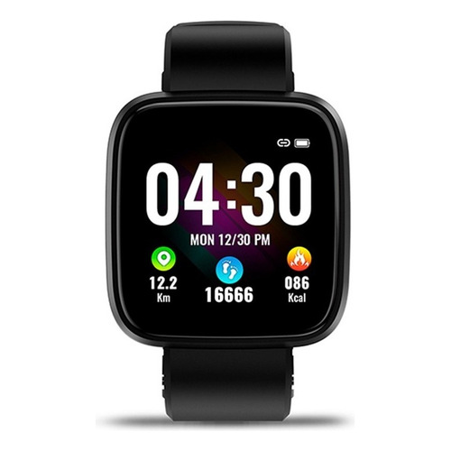 Reloj Inteligente / Smartwatch T2go Color de la caja Negro Color de la correa Negra