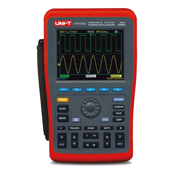 Osciloscopio Portátil 2ch 100mhz 500msa/s 7.5kpts Utd1102c