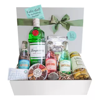 Gin Tanqueray Gift Box Regalo Tonica Botánicos Cumple Aniver