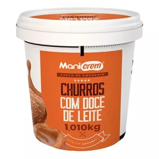 Manicrem Pasta Amendoim Sabor Churros Doce De Leite 1,010kg