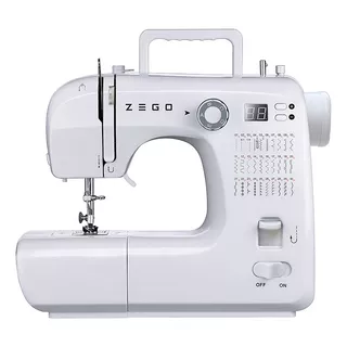 Máquina De Coser Zego Pro 30 Puntadas Overlock 380 P/min Lcd Color Zc3000