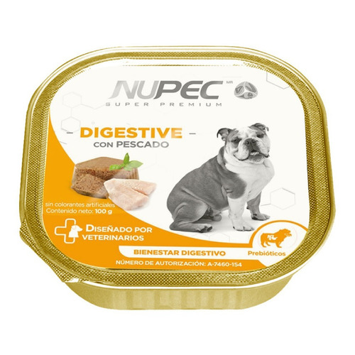 Nupec Digestive Alimento Húmedo Lata De 100 Gr.