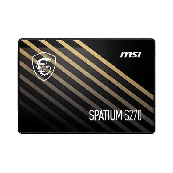 Ssd Msi Spatium S270 480gb 2.5 Sata Iii 500/450 Mb/s Color Negro