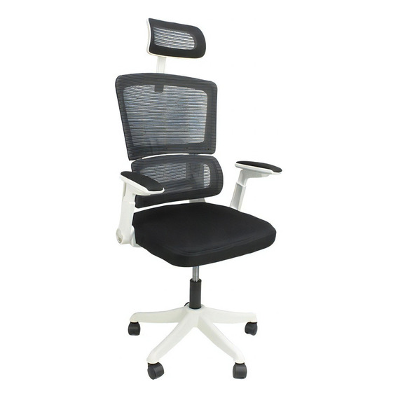 Silla De Escritorio Ergonómica Silla Para Oficina Pro 360 Color Blanco