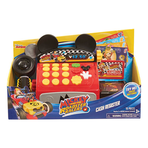 Caja Registradora Mickey Mouse Disney Sonidos Color Rojo