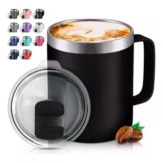 Taza Para Café - Doble Capa Antiderrame Multifuncional 12oz