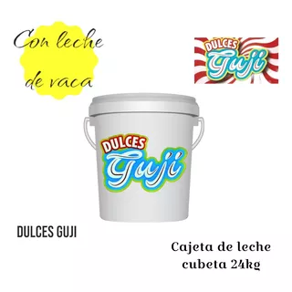 Cajeta De Leche De Vaca Guji (cubeta 24kg Aprox.)