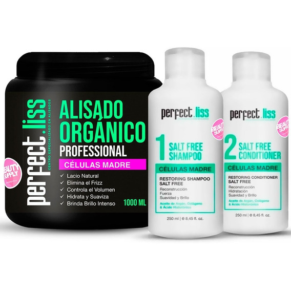 Kit Alisado Orgánico Perfect.liss Células Madre 1kg