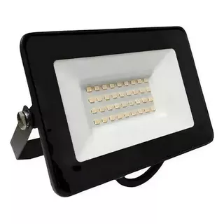 Reflector Led Exterior 20w Proyector Ip65 Intemperie Color De La Carcasa Negro Color De La Luz Blanco Frío