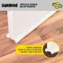 Zócalo Burlete Suprabond Doble Bajo Puerta 95cm - Blanco