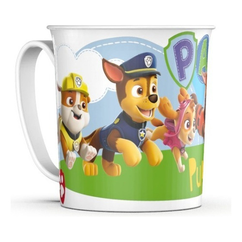 Taza Plastica Infantil Paw Patrol Patrulla Canina 375 Ml