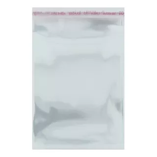 Saco Plástico Com Aba Adesiva Transparente - 9x13 - 1000pçs