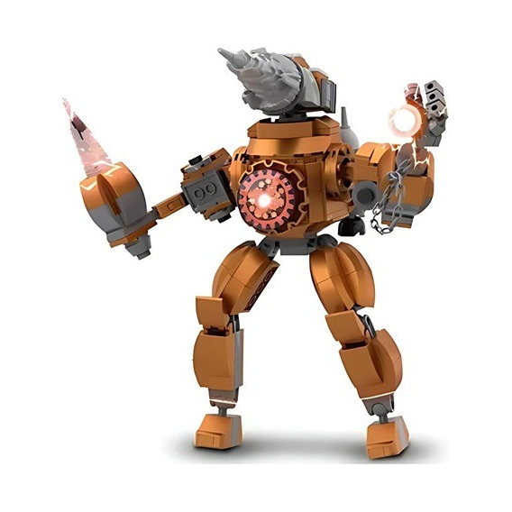 Figura Titan Taladro Bloques Gigantes Titan Drill Man