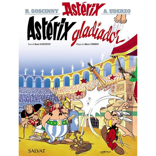 Astãâ©rix Gladiador, De Goscinny, René. Editorial Bruño, Tapa Dura En Español