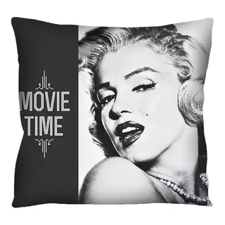 Almofada Decorativa Marilyn Monroe Retrô Vintage 42x42 R1