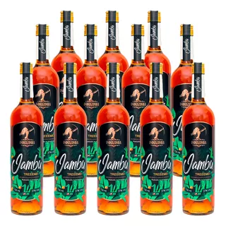 Cachaça Mista De Jambu Indiazinha 750ml 12 Unidades