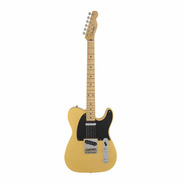 Guitarra Eléctrica Fender American Vintage '52 Telecaster De Fresno Butterscotch Blonde Laca De Nitrocelulosa Con Diapasón De Arce
