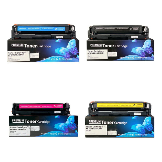 4 Toner Compatible Laserjet Pro 206a W2110a M255 M283