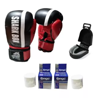 Combo: Guantes + Bucal + Vendas...boxeo, Kick Boxing, Mma!