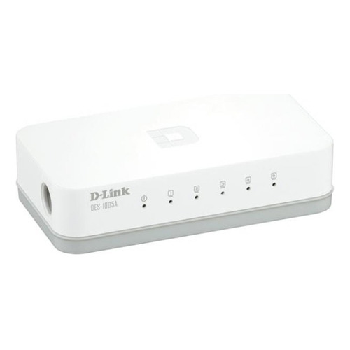 Switch 5 Puertos Ethernet D Link Des1005a 10/100 Escritorio