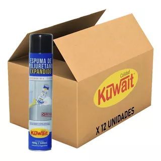 Espuma Poliuretano Aerosol X12 U Expandido 500ml Kuwait