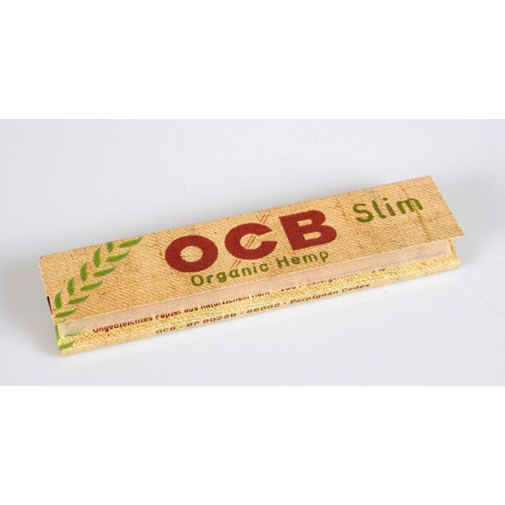 Combo De 3 Cajitas De Rolling Paper Cueros Ocb Orgánico Slim