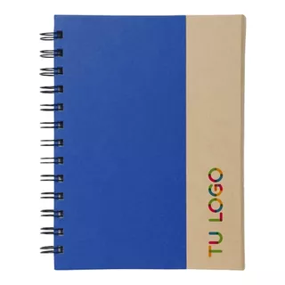 25 Cuadernos A5 Rayados Personalizados Logo Full Color