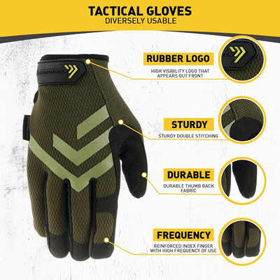 Bon Tactical Gloveslos Guantes Tácticos De Trabajo Para Mecá