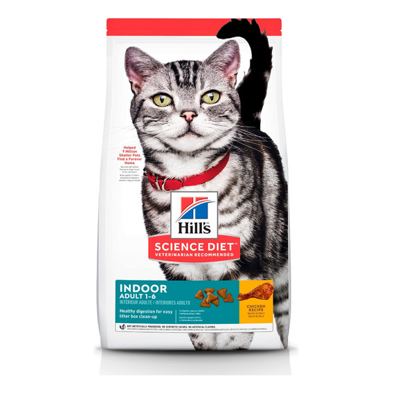 Hill's Science Diet Indoor, Comida Para Gato Adulto, 1.5 Kg