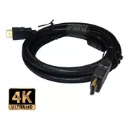Cable Hdmi Ultra Hd 4k 1.8 Metros Imagen Y Audio De Calidad