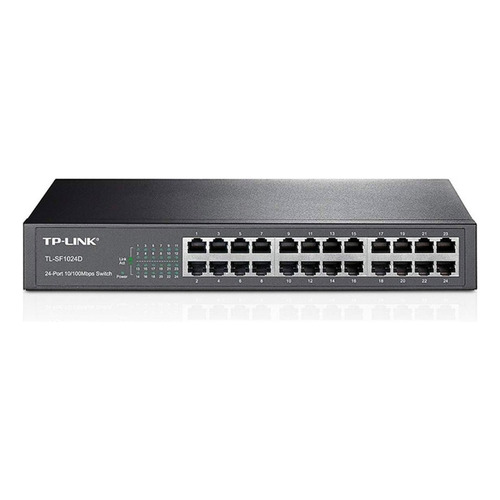 Tp-link, Switch 24 Puertos 10/100 Escritorio/rack Tl-sf1024d