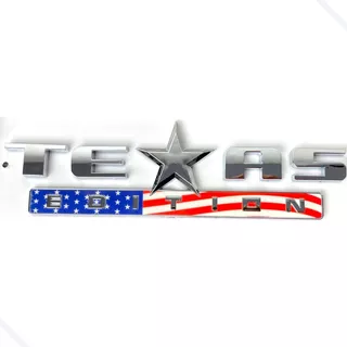 Adesivo Emblema Texas Edition Colorido Usa F250 Strada Uno