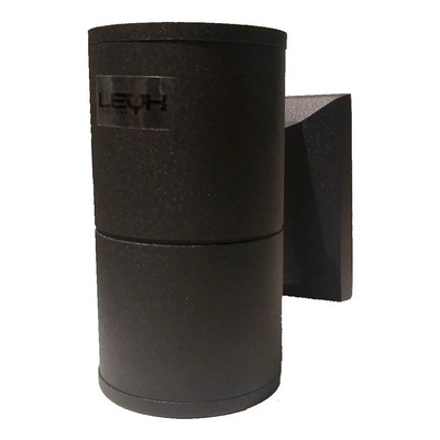 Aplique Unidireccional Exterior Pared Moly 1 Aluminio Gu10 Negro