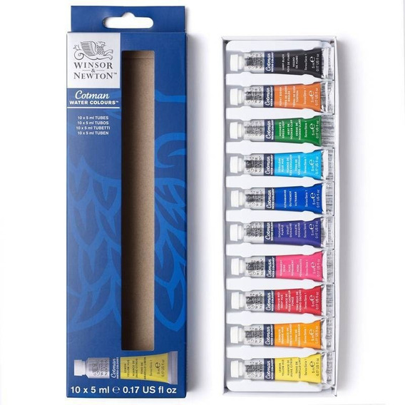 Estuche para acuarela Cotman, 5 ml, 10 núcleos Winsor & Newton