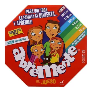 Juego De Mesa Novelty Abremente 3360 Preguntas Para Jugar