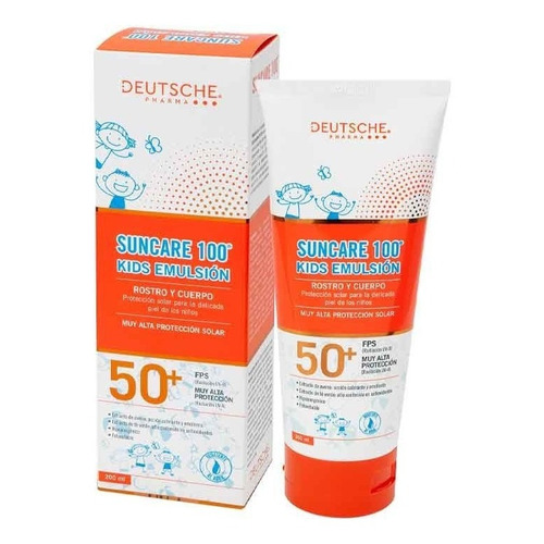 Protector Solar Suncare 100 Kids Emulsión (fps50+/200ml)