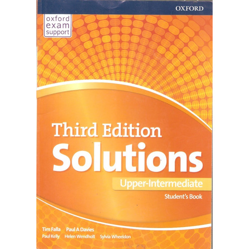 Solutions Upper Intermediate Student's 3th Edition - Oxford