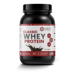 Classic Whey Protein 2 Lbs Proteína De Suero One Fit Sabor Chocolate